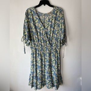 GIGIO PLUS MIDI Dress By Umgee SZ 1X Floral Boho Peasant‎ Cottagecore Flowy